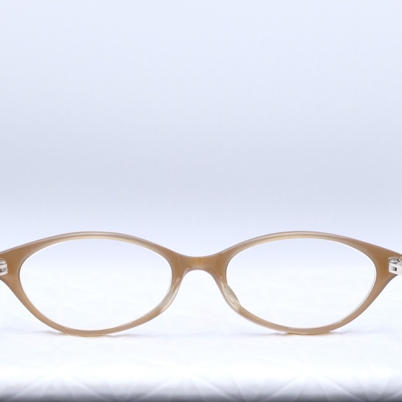 Vintage Oliver Peoples OP-590 CA/LA Green Brown Grain CAT EYE Japan - Picture 2 of 10
